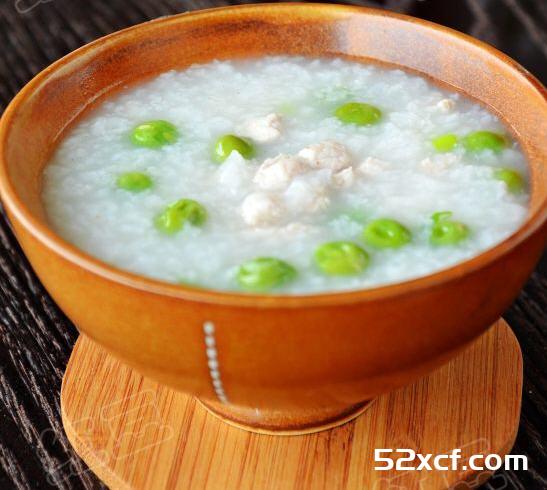 豌豆瘦肉粥的做法