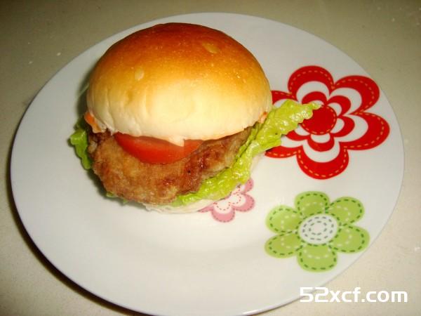 牛肉汉堡包的做法