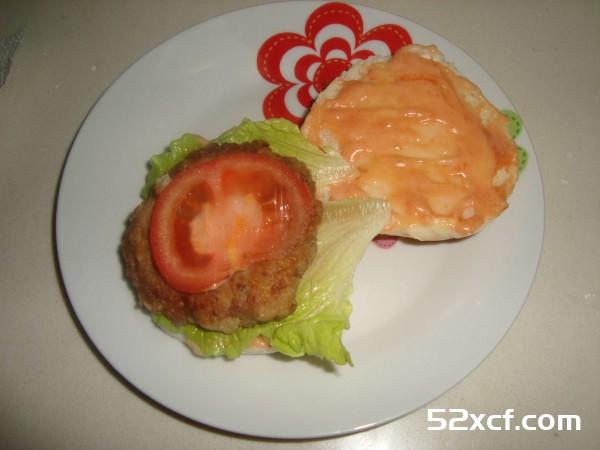 牛肉汉堡包的做法