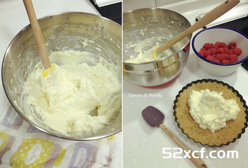 免烤箱的覆盆子乳酪蛋糕