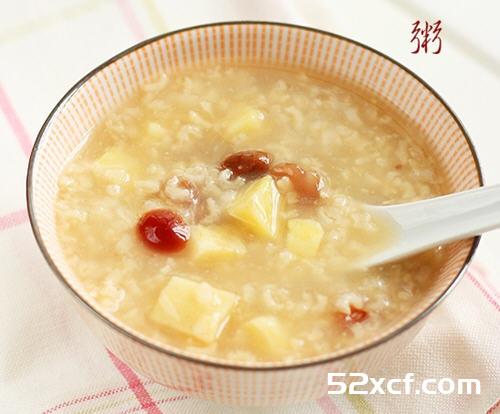 红薯干果粥的做法