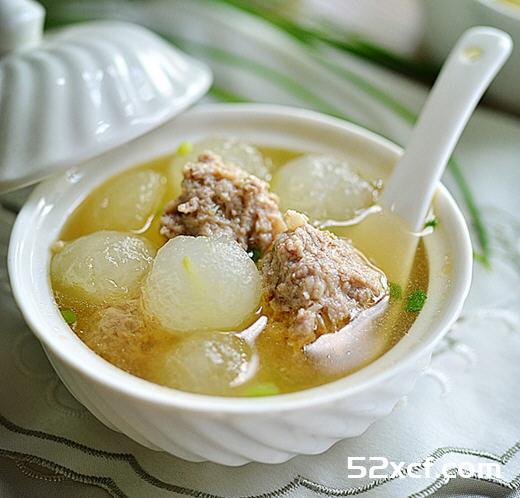 冬瓜丸子汤的做法