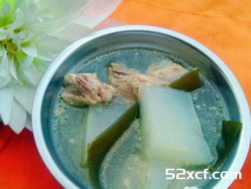 冬瓜海带龙骨汤的做法