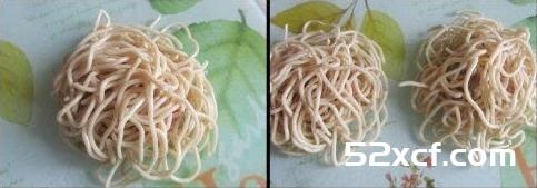 用剩面条做面条馅饼制作方法