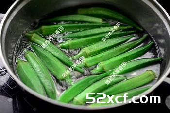 油醋蜂蜜汁拌秋葵的做法