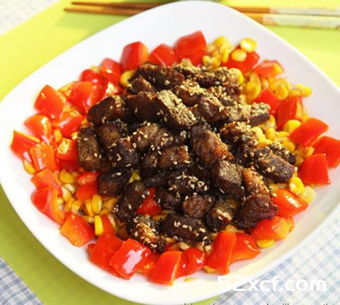 孜然牛肉粒的做法
