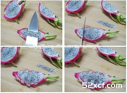 生吃火龙果五种简单漂亮的切法