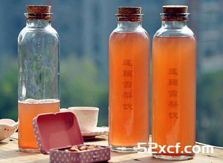 莲藕雪梨饮的做法