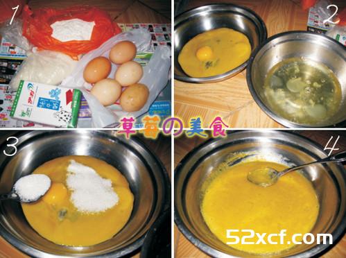 怎样用电饭煲做松软可口蛋糕图解
