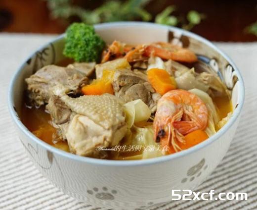 姜麻香辣鸡汤的做法