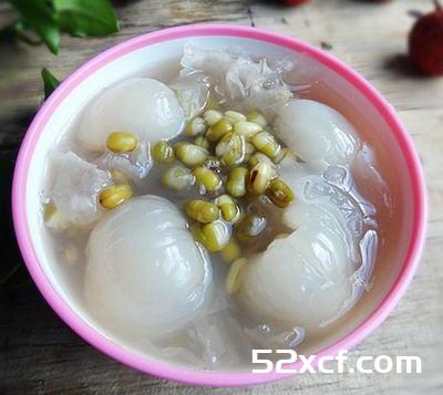 荔枝银耳绿豆汤怎么做好吃的