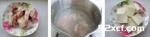 鸡汤豆腐小白菜的家常做法