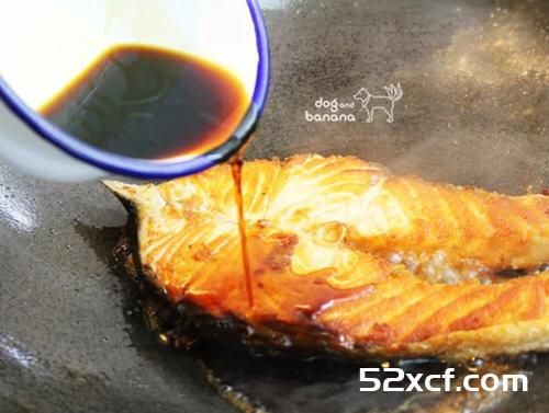 用椰子油照烧鲑鱼排