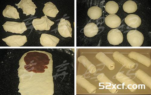 红豆沙面包卷的做法