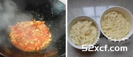 番茄土豆肉酱拌面的做法