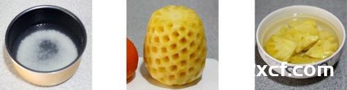 菠萝水果粥的做法