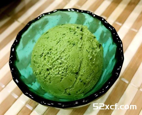 免蛋黄的日式抹茶冰淇淋