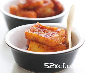 茄汁脆皮豆腐的做法