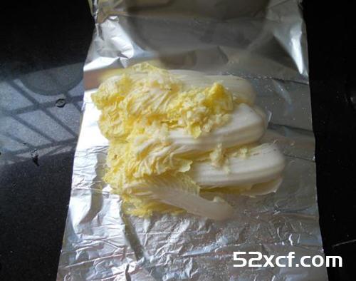 锡纸烤白菜的做法