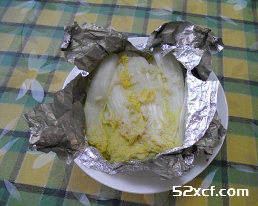 锡纸烤白菜的做法
