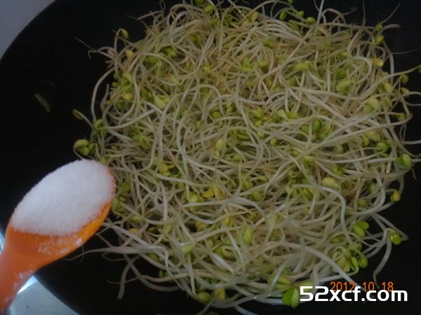 清炒黄豆芽的做法