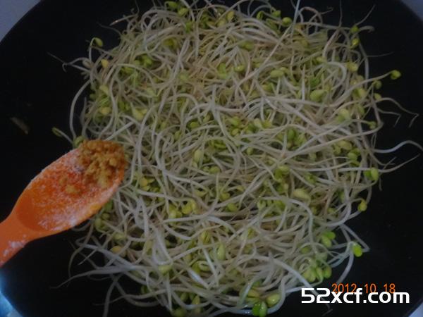 清炒黄豆芽的做法