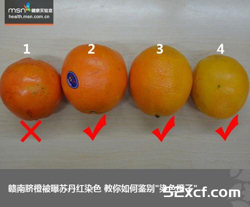 染色橙子的辨别方法图解