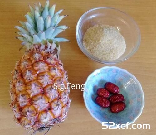 红枣凤梨茶的做法