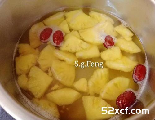 红枣凤梨茶的做法
