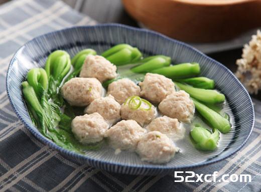 青菜肉丸汤的做法