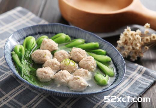 青菜肉丸汤的做法