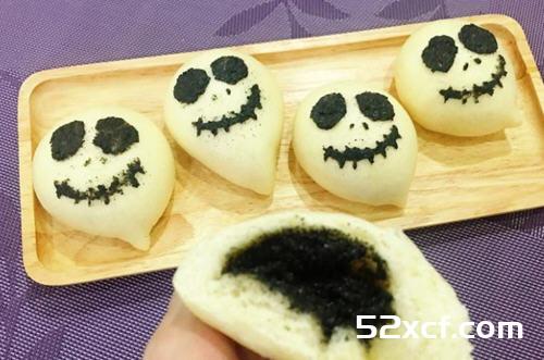 万圣节芝麻包子骷髅头表情
