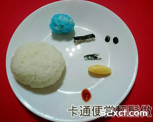 Tsumtsum唐老鸭大头卡通造型便当的做法