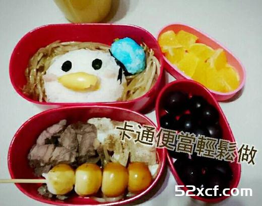 Tsumtsum唐老鸭大头卡通造型便当的做法