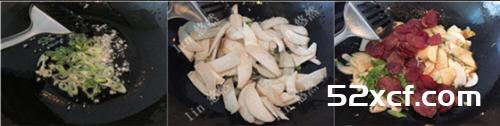 杏鲍菇炒腊肠的做法
