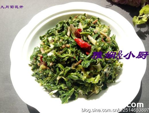 炝拌苦苦菜的做