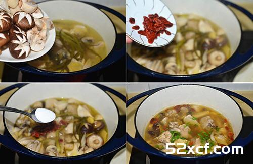 菌菇土鸡汤 的做法