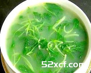 菠菜豆腐汤的做法