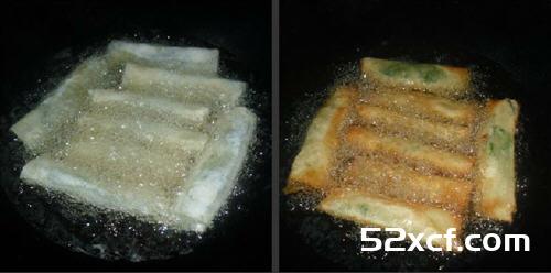 香菜春卷的做法