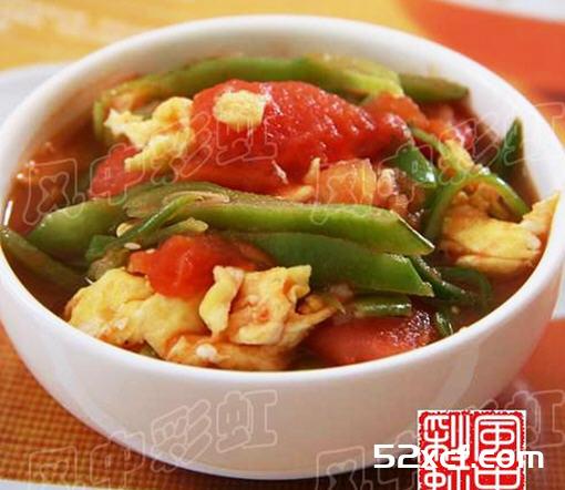 蕃茄鸡蛋炒豆角的做法