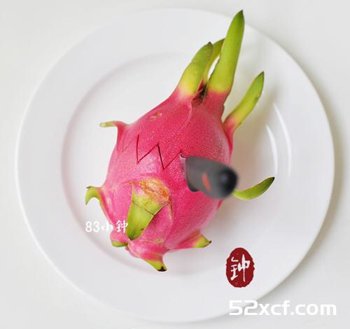 火龙果莲花的做法