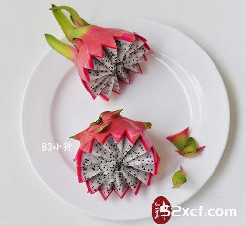 火龙果莲花的做法