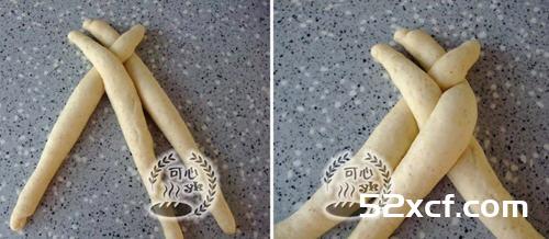 全麦三股辫子面包的做法