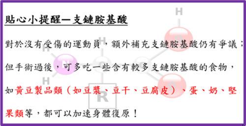 手术后运动员之营养补给大公开