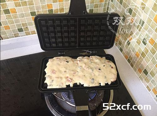 培根华夫饼的做法