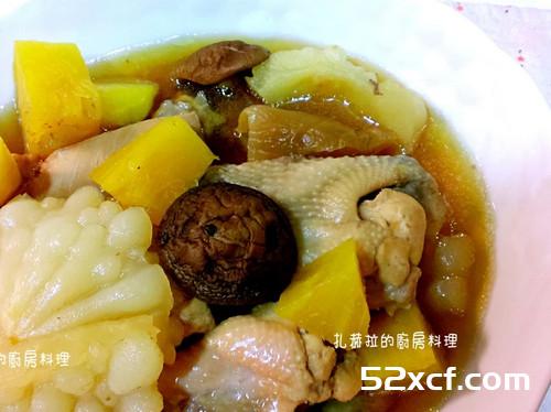 凤梨苦瓜香菇鸡的做法