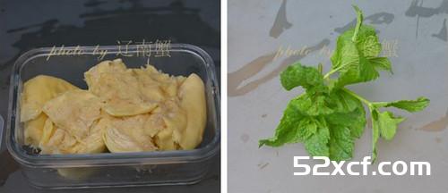 榴莲冰激凌制作方法