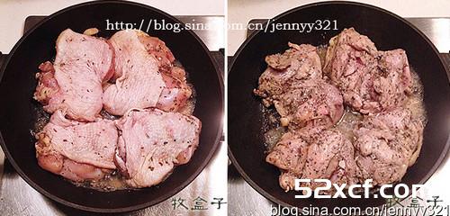 香煎嫩滑鸡扒的做法