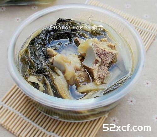 白菜干猪骨汤的做法