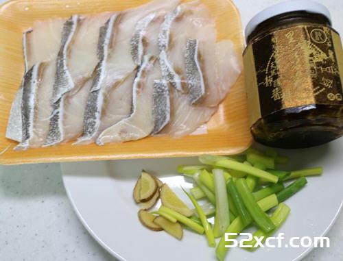 豆鼓葱烧鱼片的做法